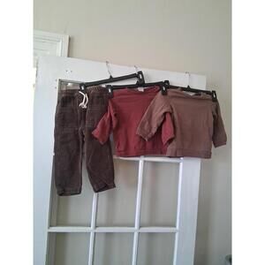 H&M Baby Boys Clothes 18 Months Lot  2 Sweaters And Pants U1
